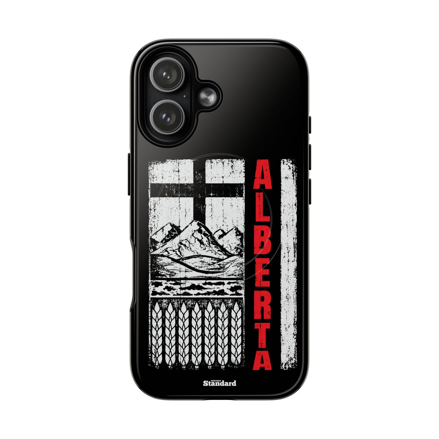 Rugged Alberta Black MagSafe Premium Case