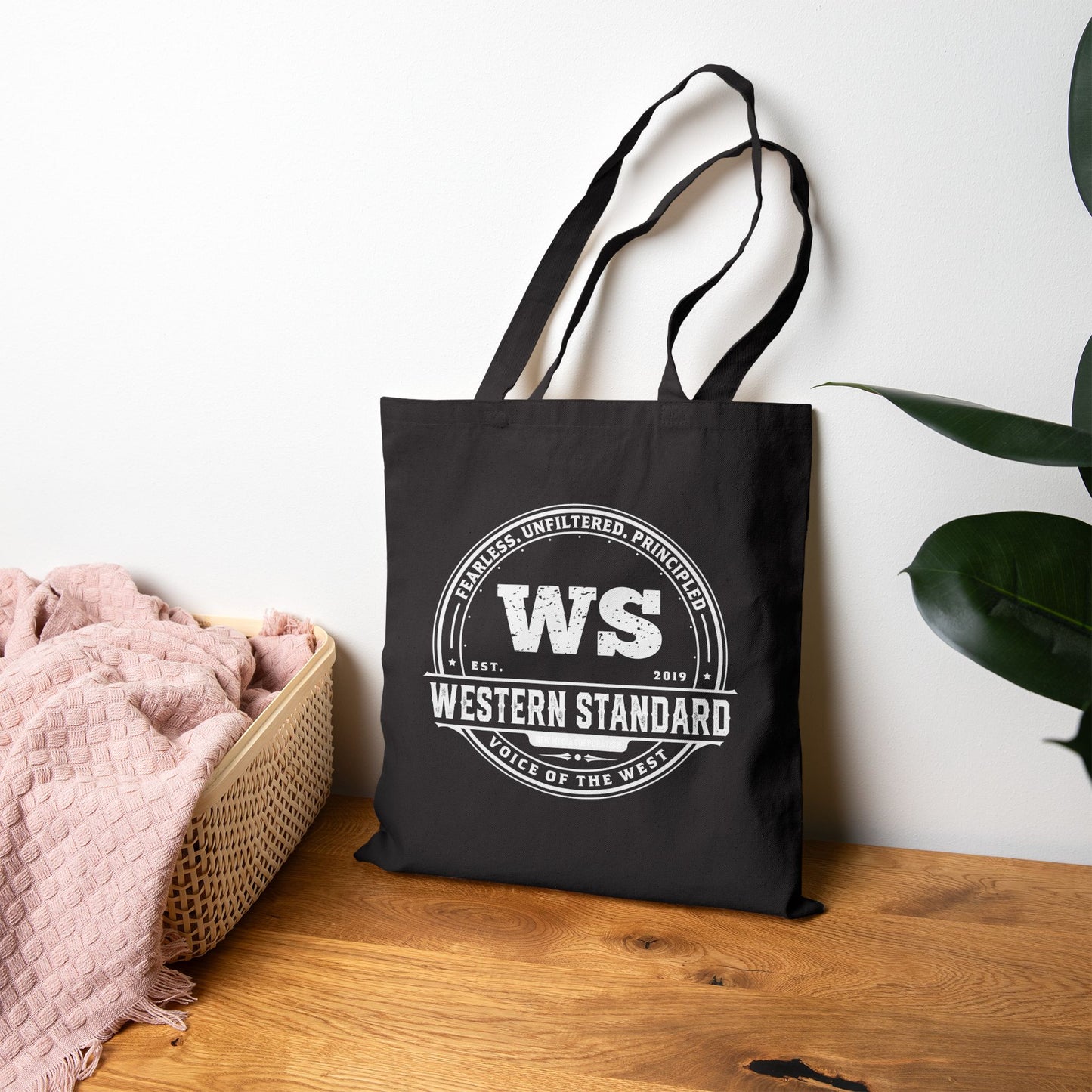 Vintage Western Standard Tote Bag