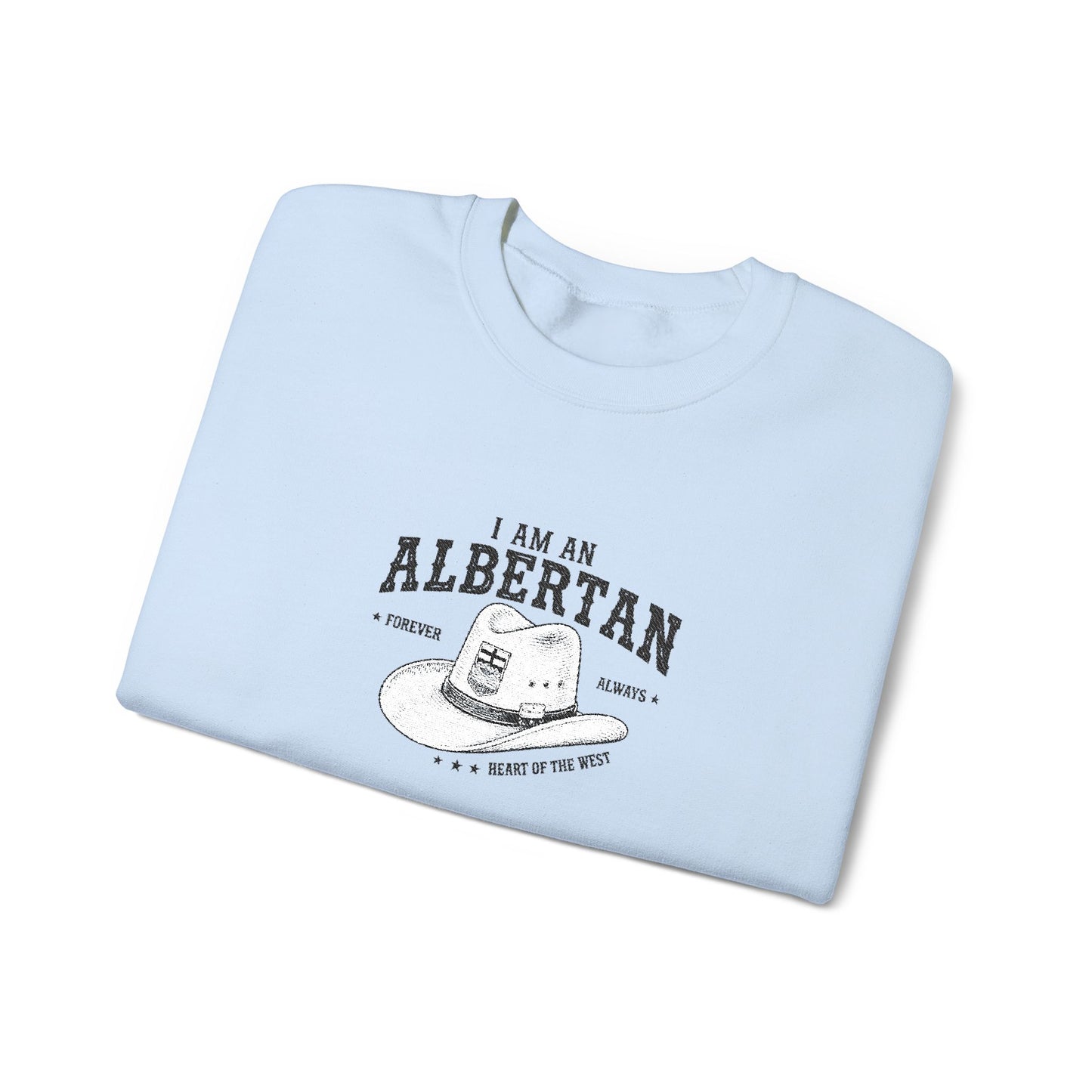 I Am Albertan Unisex Premium Crewneck Sweatshirt (Embroidered)