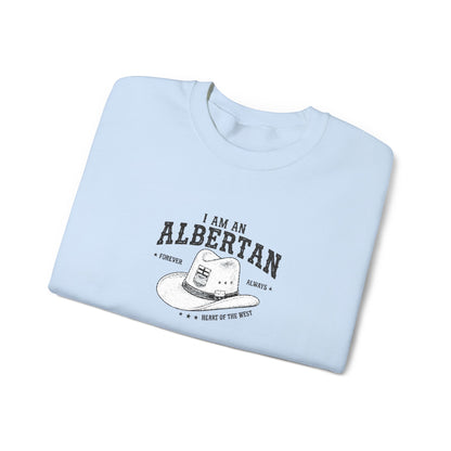I Am Albertan Unisex Premium Crewneck Sweatshirt (Embroidered)