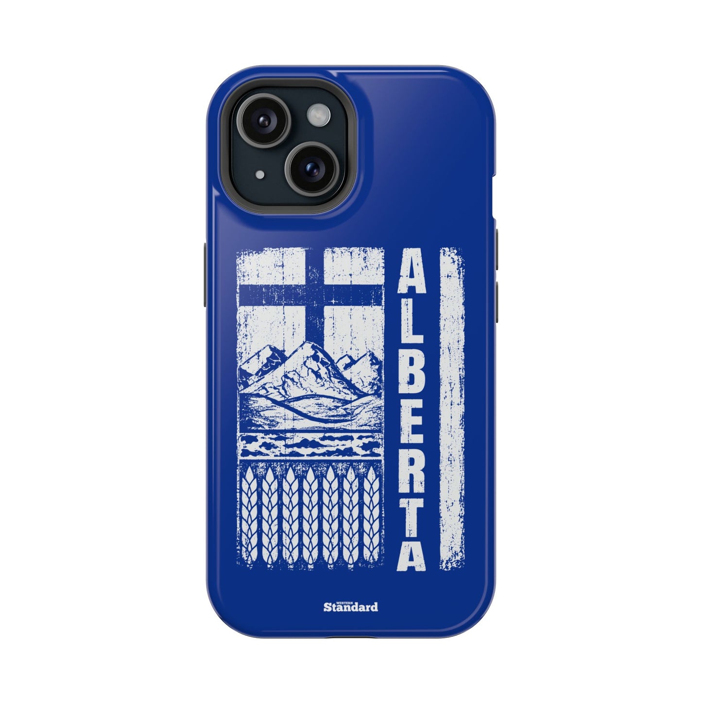 Rugged Alberta Blue MagSafe Phone Case