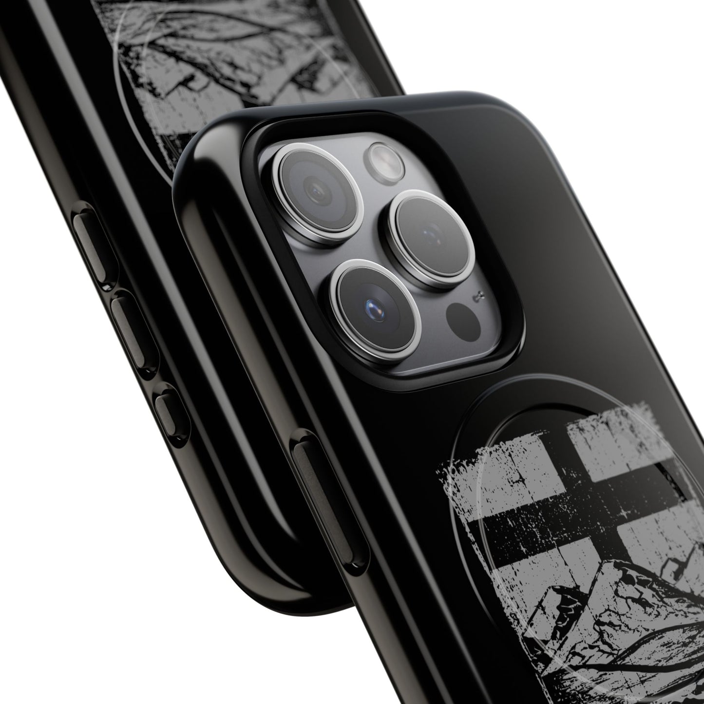 Rugged Alberta Shield Black MagSafe Premium Case