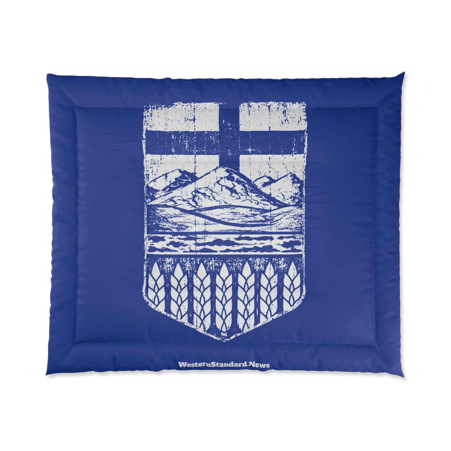Rugged Shield of Alberta Bed Comforter (With Pillow Cases As Bonus)