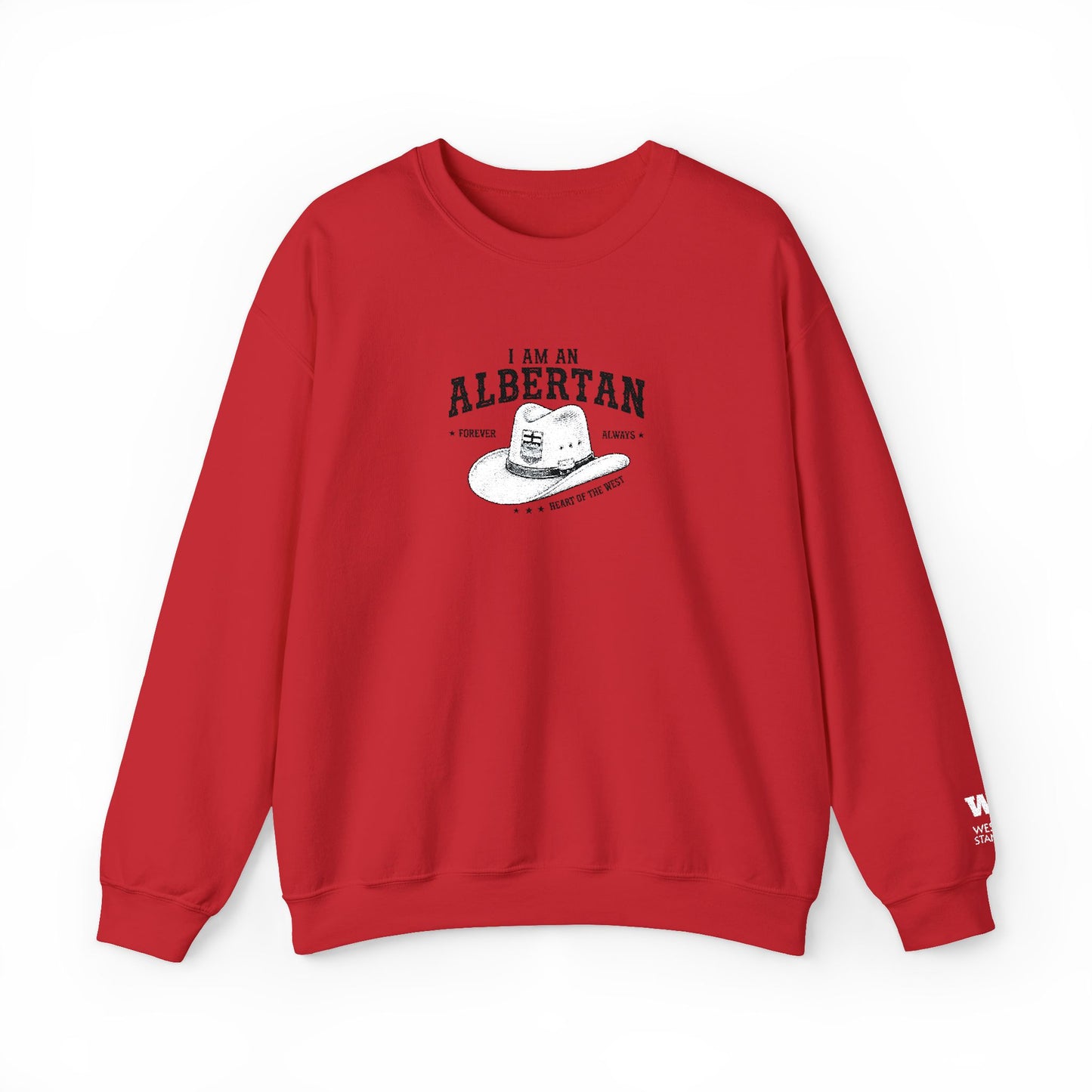 I Am Albertan Unisex Premium Crewneck Sweatshirt (Embroidered)