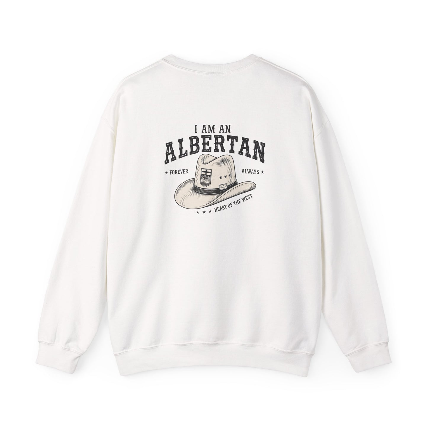 I Am Albertan (On the Back) Unisex Sweatshirt