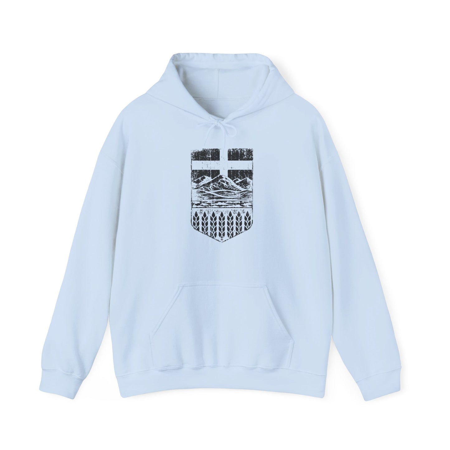 Rugged Shield of Alberta Unisex Hoodie