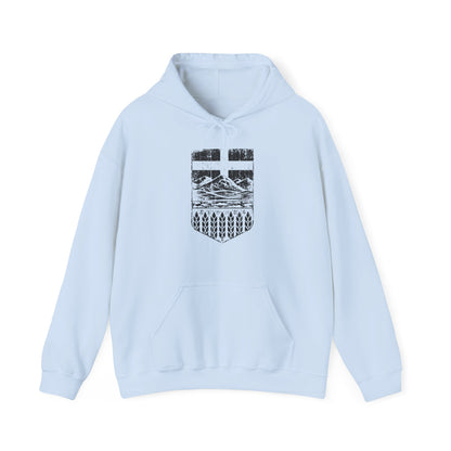 Rugged Shield of Alberta Unisex Hoodie
