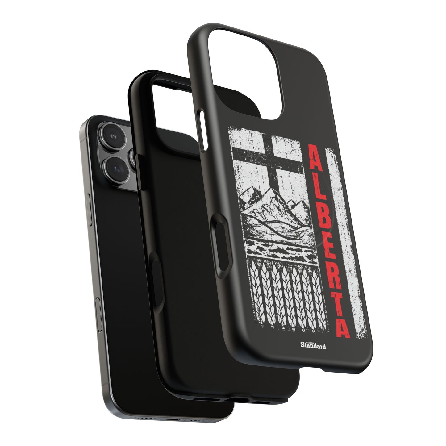 Rugged Alberta Black MagSafe Premium Case