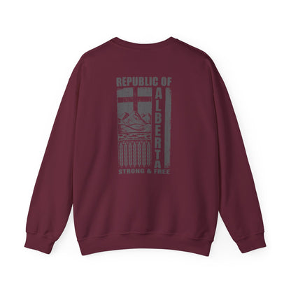 Republic of Alberta (On the Back) Premium Crewneck Sweatshirt