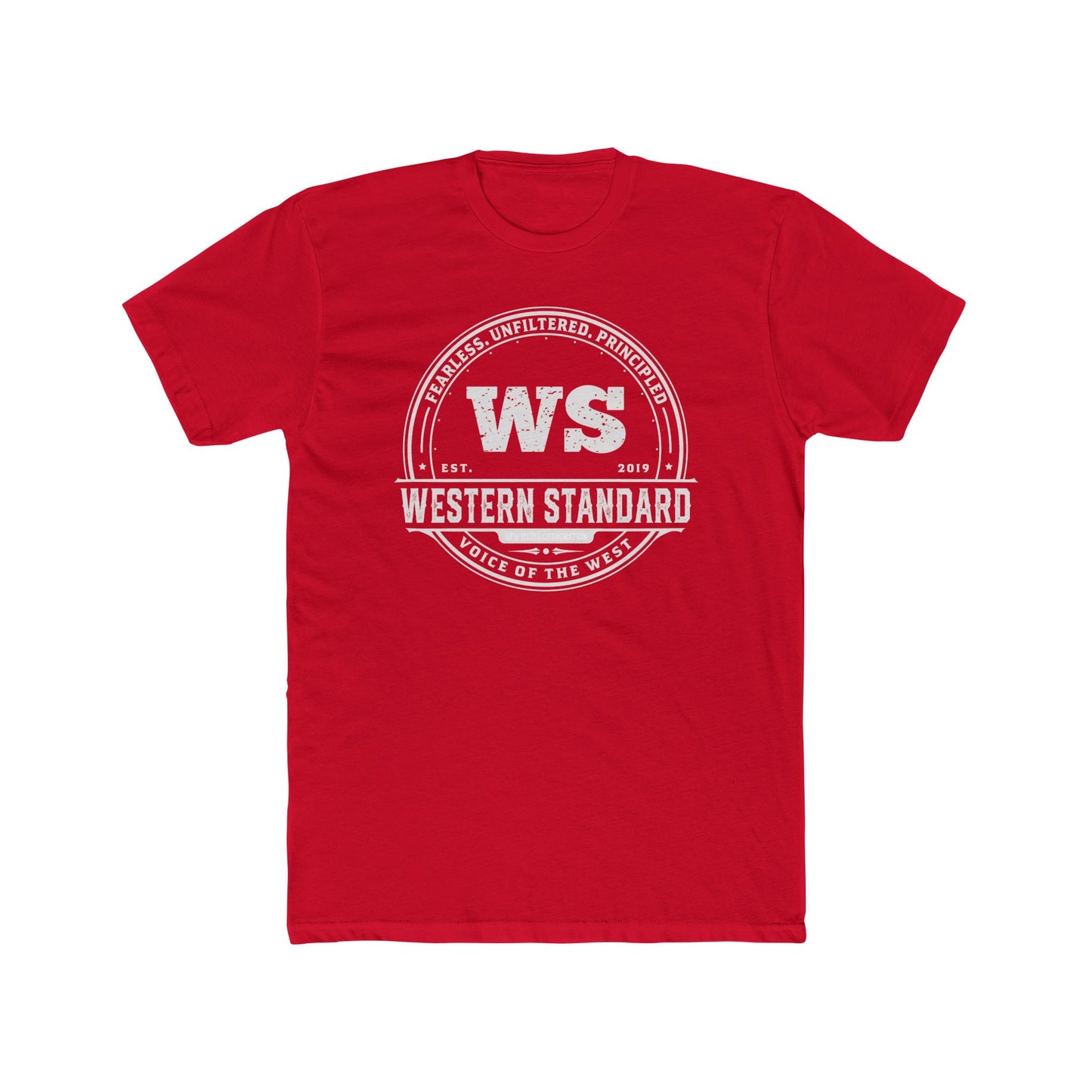Vintage Western Standard Men's Cotton T-Shirt