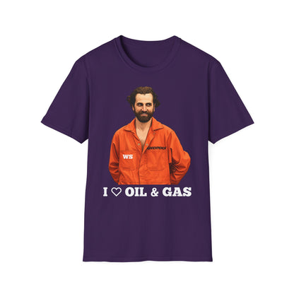 Guilbeault 'I Love Oil and Gas' Unisex T-Shirt