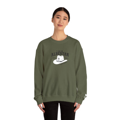 I Am Albertan Unisex Premium Crewneck Sweatshirt (Embroidered)