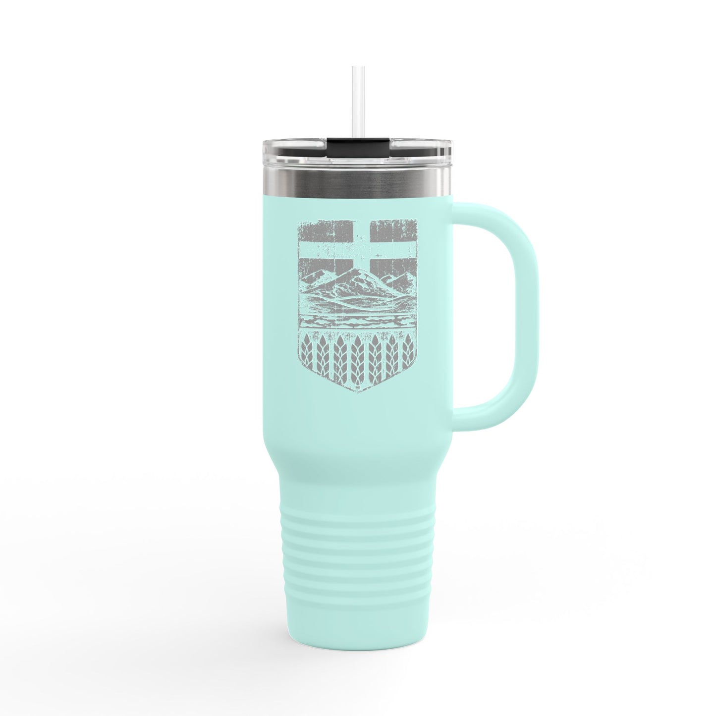 Rugged Alberta Shield Insulated Travel Mug, 40oz