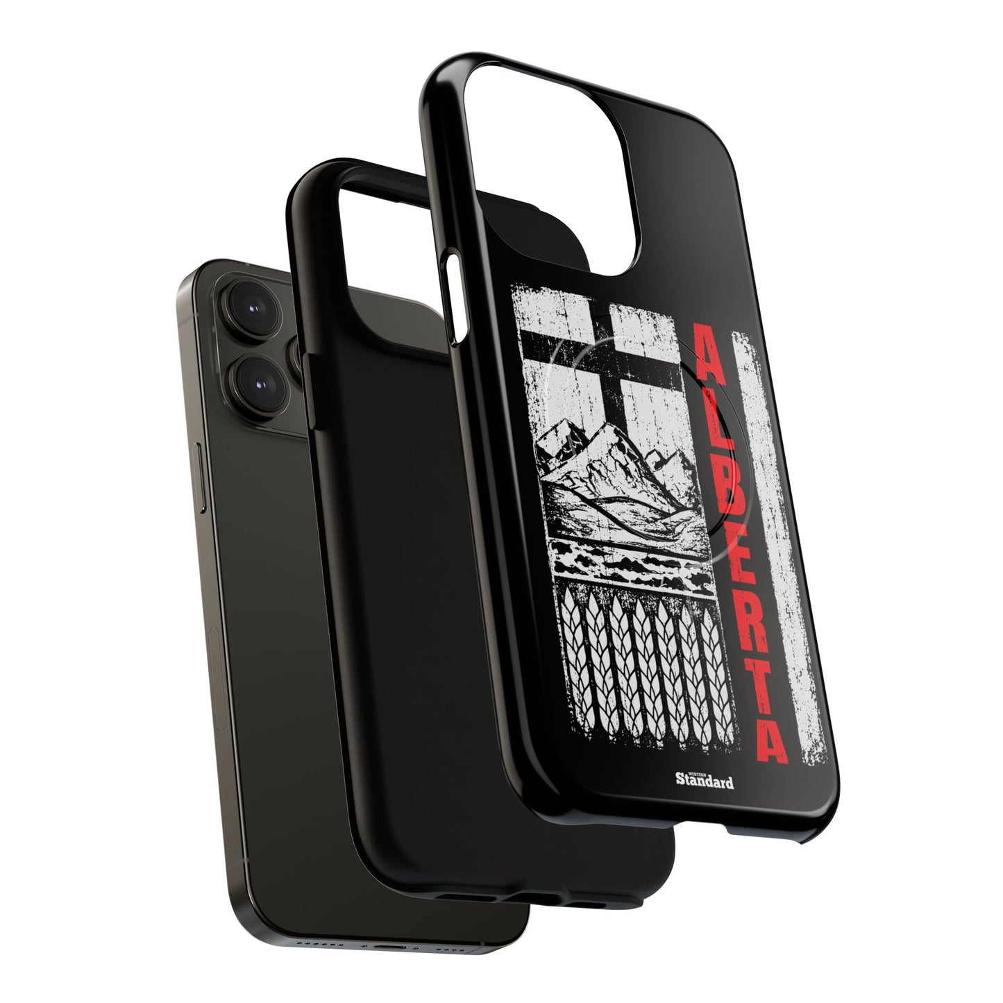 Rugged Alberta Black MagSafe Premium Case