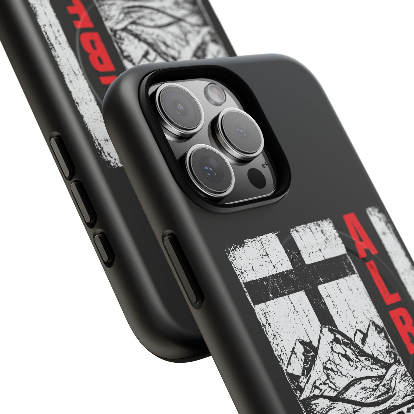 Rugged Alberta Black MagSafe Premium Case