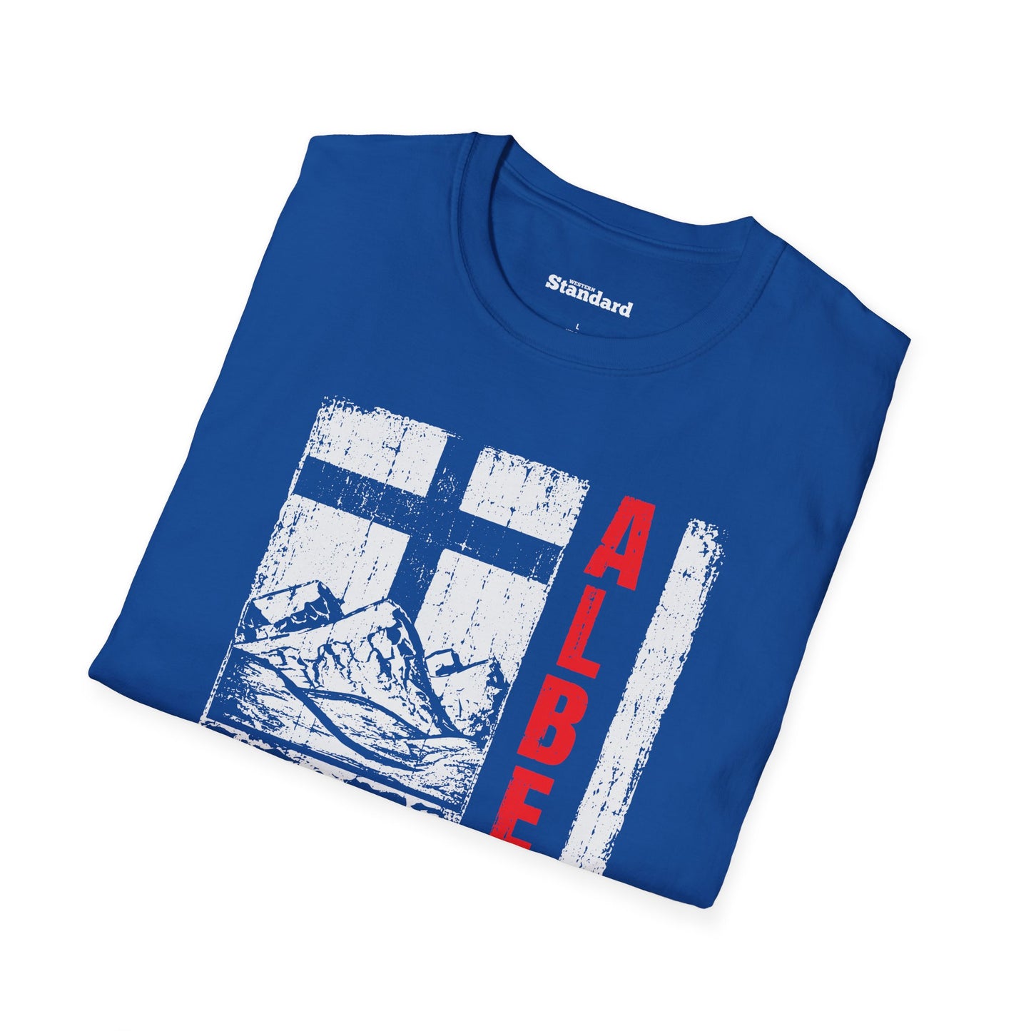 Rugged Alberta Red Unisex T-Shirt