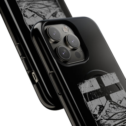 Rugged Alberta Shield Black MagSafe Premium Case