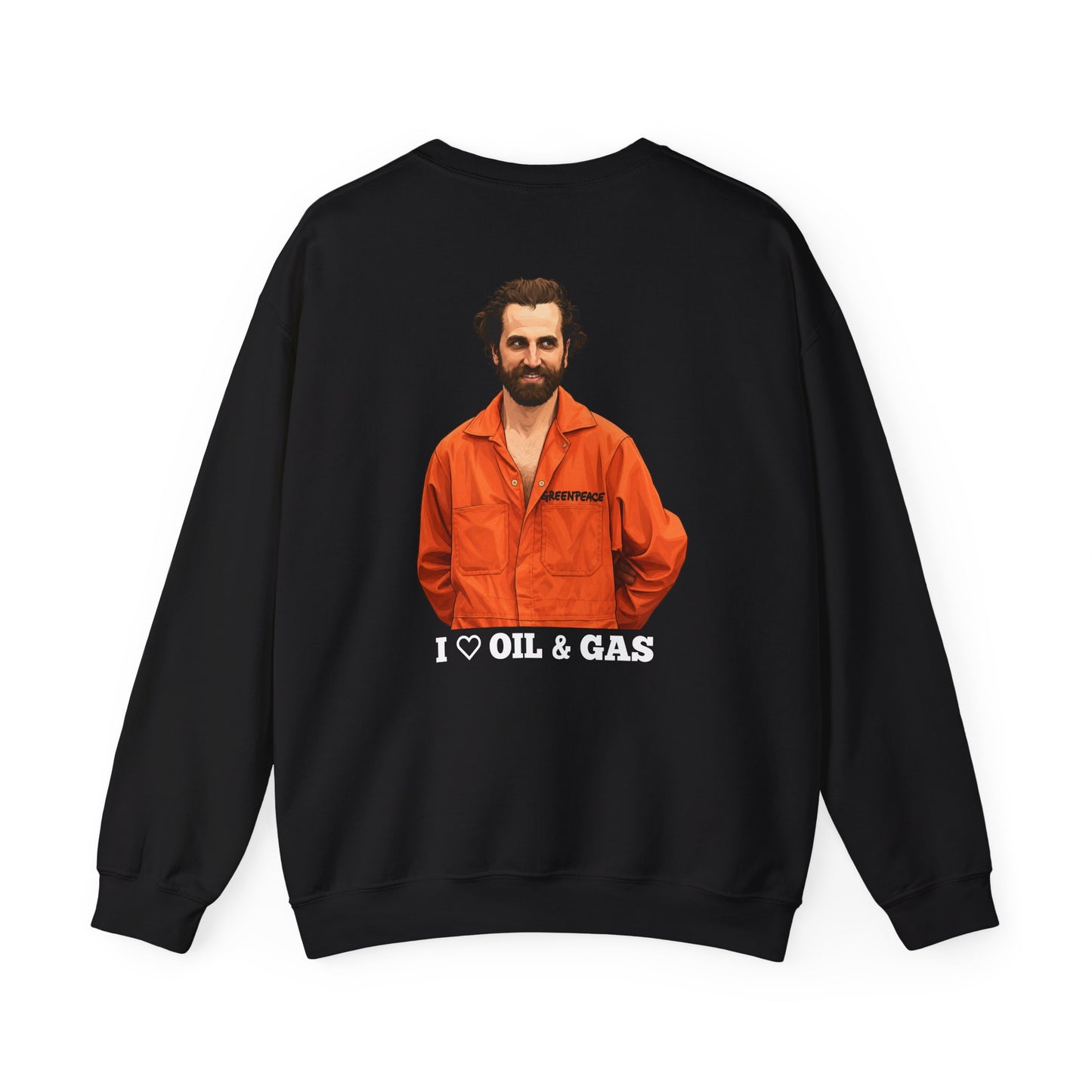 Guilbeault 'I Love Oil and Gas' (On the Back) Unisex Sweatshirt