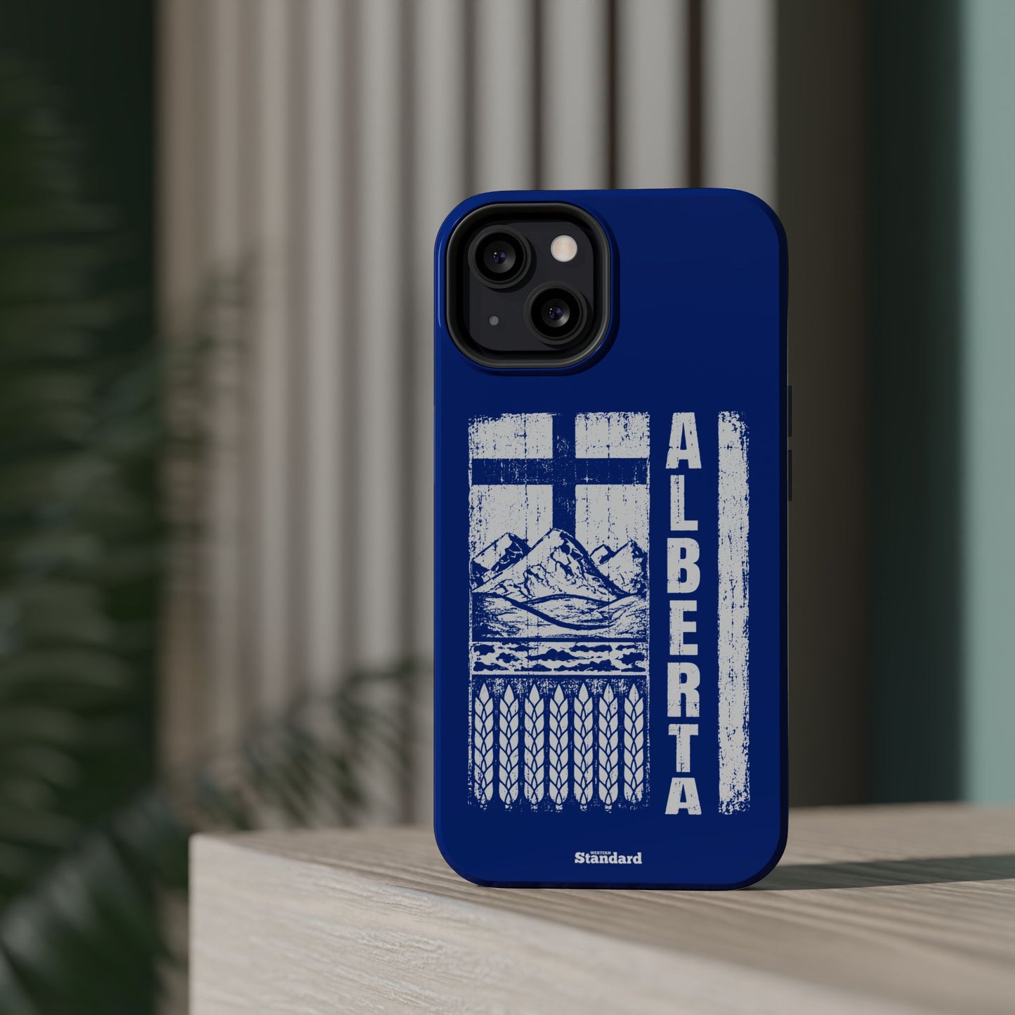 Rugged Alberta Blue MagSafe Phone Case